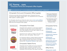 Tablet Screenshot of dcforms.com